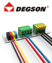 Contact to your printed circuit board: Terminal blocks from DEGSON
