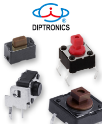 Switching in the smallest of spaces with PCB pushbuttons from DIPTRONICS